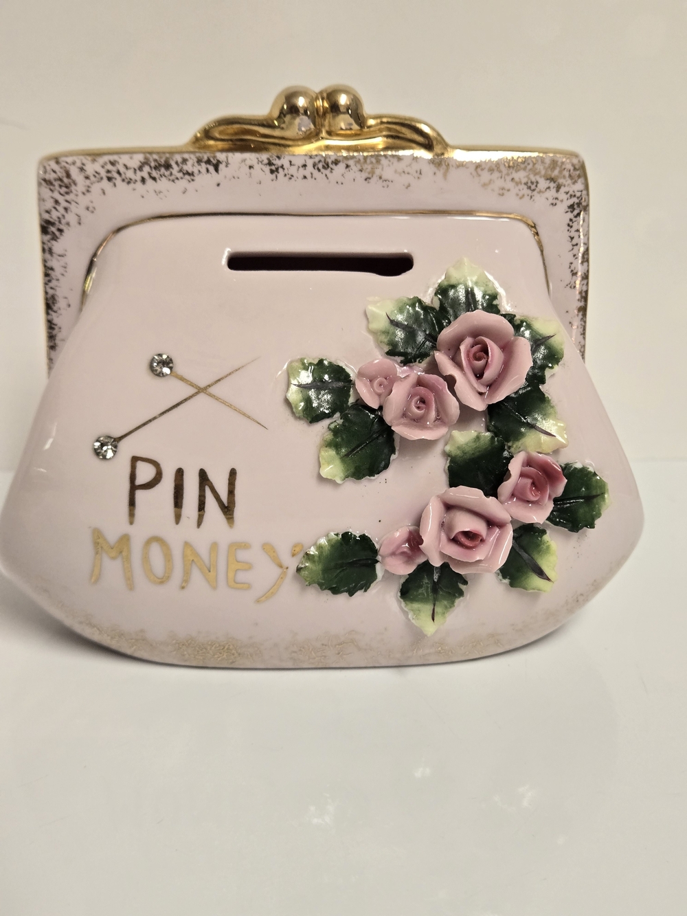 Norcrest Vintage Pin Money Coin Bank